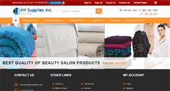 Desktop Screenshot of hysupplies.net