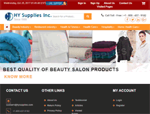 Tablet Screenshot of hysupplies.net