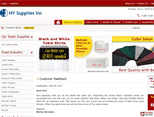 Tablet Screenshot of hysupplies.com